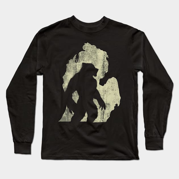 Michigan Dogman Long Sleeve T-Shirt by huronbear